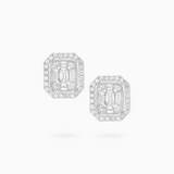 18K White Gold Diamond Earrings