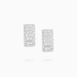 18K White Gold Diamond Earrings
