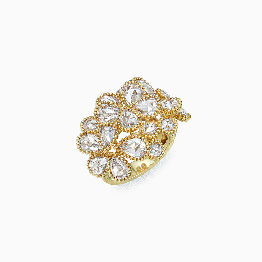 18K Yellow Gold Diamond Ring
