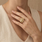 18K 黄金钻石戒指