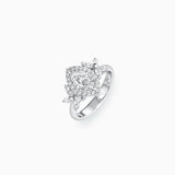 18K White Gold Marquise Diamond Ring