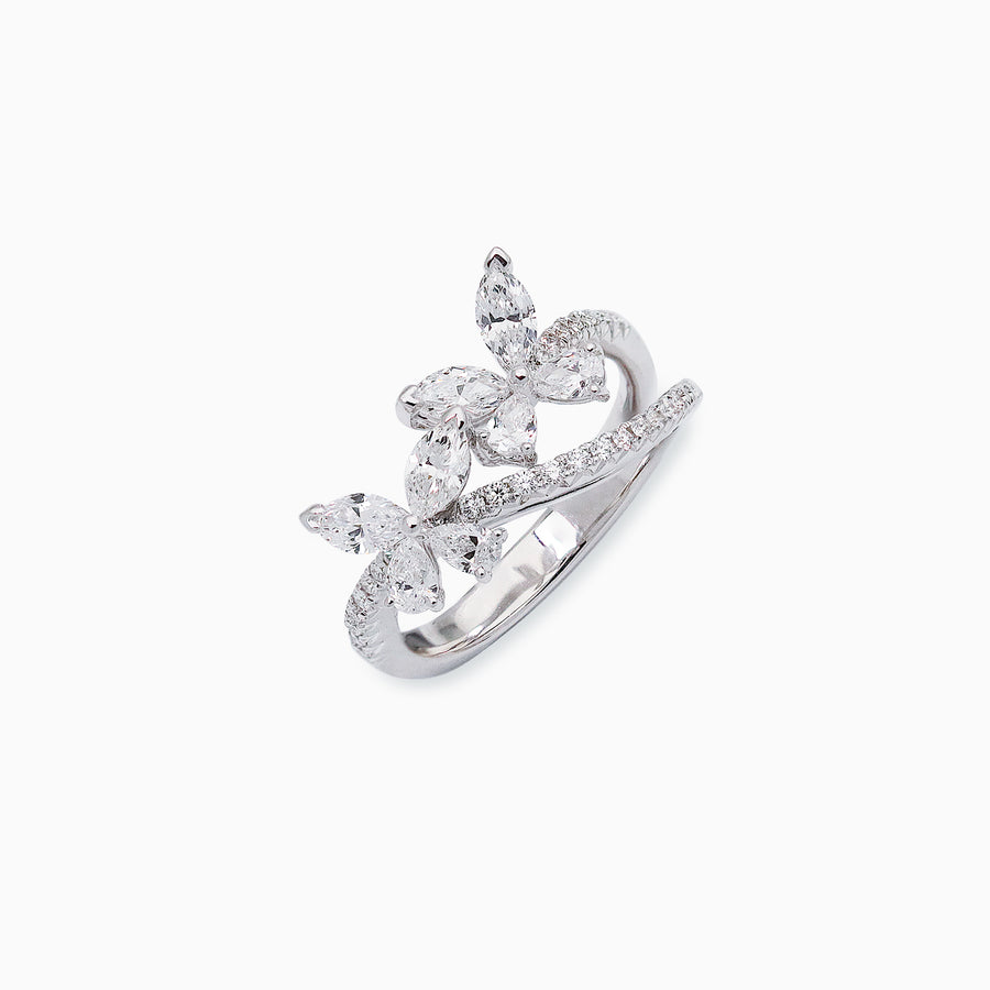 18K White Gold Diamond Ring