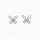 18K  White Gold Diamond Earrings