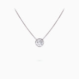 18K White Gold Diamond Necklace