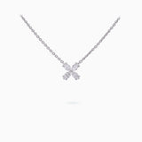 18K White Gold Diamond Necklace