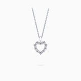 18K White Gold Diamond Pendant