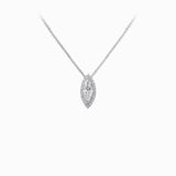18K White Gold Diamond Necklace