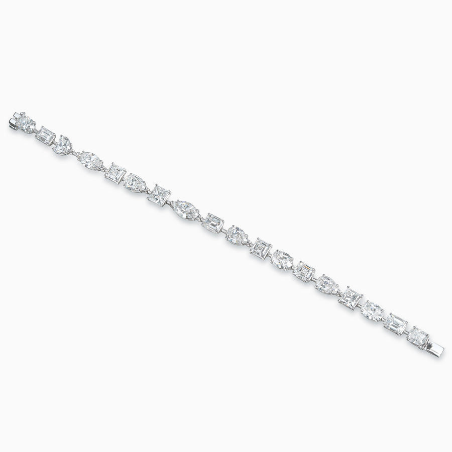 18K White Gold Diamond Bracelet