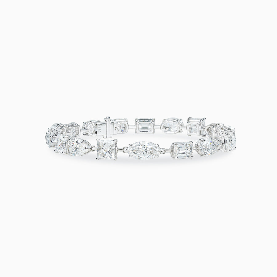 18K White Gold Diamond Bracelet