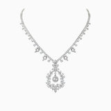 18K White Gold Diamond Necklace